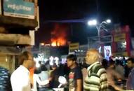 Fire at the electronic store