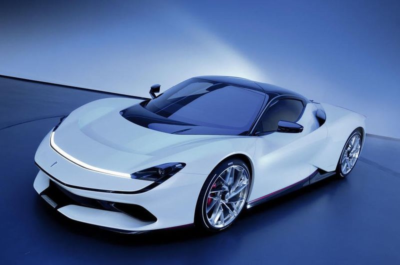 Mahindra owned Pinanfarina unveils battista electric hyper car in Geneva motor show