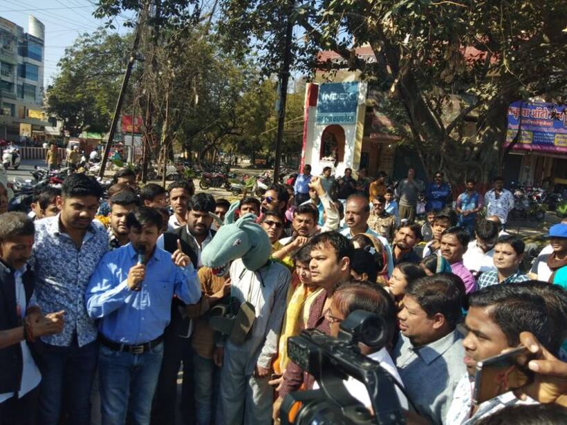 भाजपा विधायक आकाश विजयवर्गीय का विवादित बयान, राहुल को 'गधों का सरताज' बताया