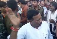 mp: congress leader arjun singh shout on farmers