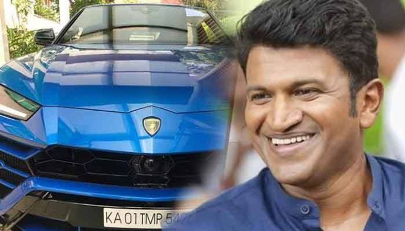 Kannada actor Puneeth rajkumar gift Lamborghini urus car to his wife