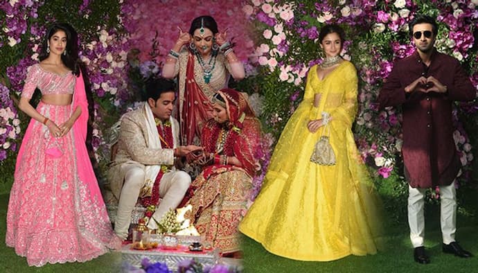 आकाश अंबानी और श्लोका की 9 मार्च को शादी हुई। इसके बाद 10 मार्च को मुंबई में ही वेडिंग रिसेप्शन रखा गया था। पार्टी में देश-प्रदेश की तमाम बड़ी हस्तियों ने हिस्सा लिया। वहीं बॉलीवुड के कई स्टार्स पार्टी में शामिल हुए और अपने ग्लैमरस लुक के साथ एंट्री लेते दिखे।