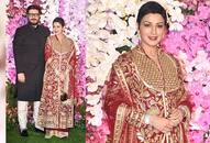 sonali bendre at akash ambani and shloka mehta wedding reception