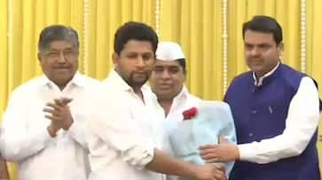 Big Jolt to Congress: Maharashtra Leader of Opposition son, Sujay Vikhe Patil joins BJP