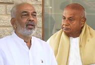 Rebel Congress MLA  Manju  JDS Deve Gowda no coalition dharma