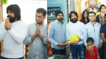 Yash, Srinidhi Shetty launch KGF Chapter 2; team seeks blessings at temple