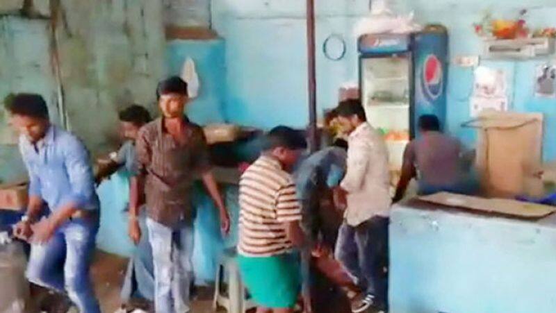 Bar Nagarajan Wine Shop Public Attack Video