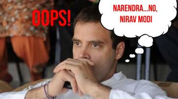 Oops, I did it again: Rahul Gandhi now confuses Narendra Modi with Nirav Modi