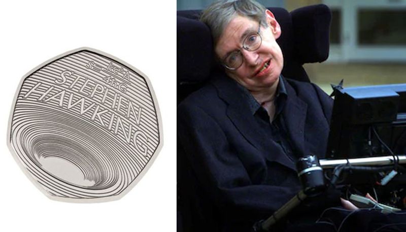 Stephen Hawking commemorated on new 50p coin in Britain