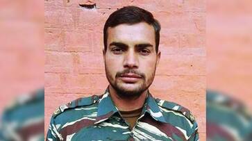 CRPF constable Rajendra Kumar Nain took bullet chest continued fight terrorists