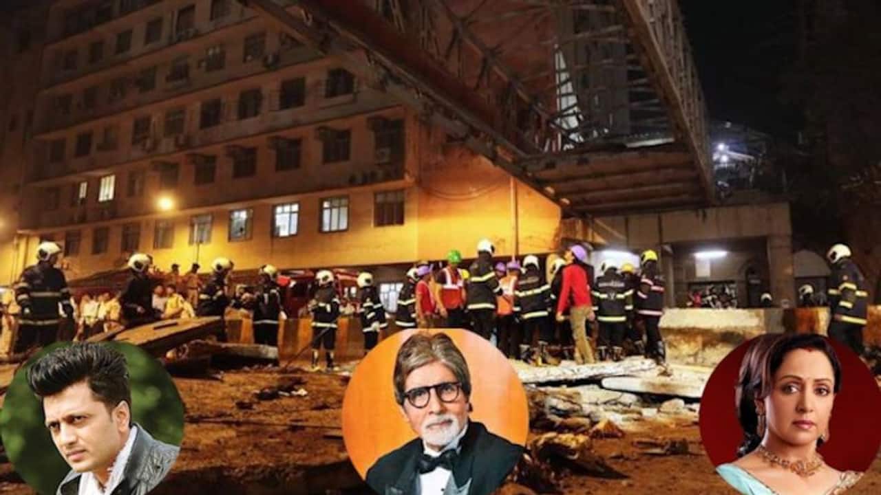 मुंबई के फुटओवर ब्रिज गिरने पर बॉलीवुड सितारों ने जताया दुख