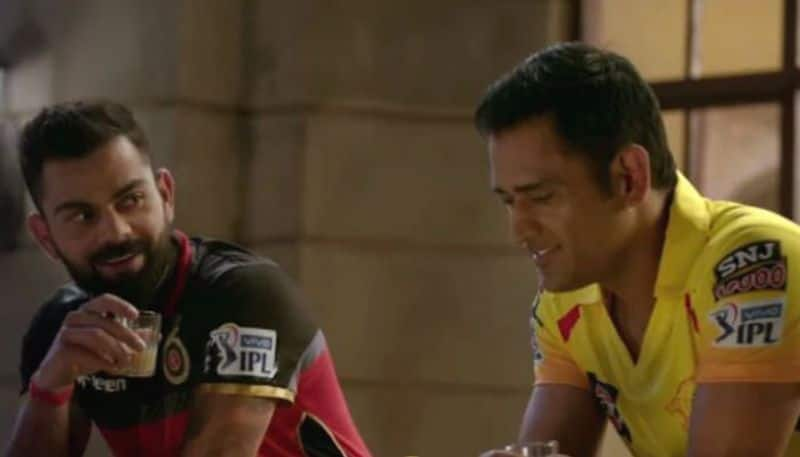 MS Dhoni Warns Virat Kohli In IPL 2019 Teaser