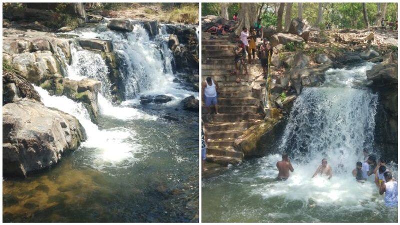 Water fall in Hogenakkal Video