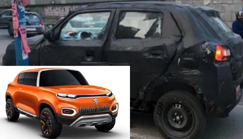 Maruti Alto next generation small suv car spied during road test