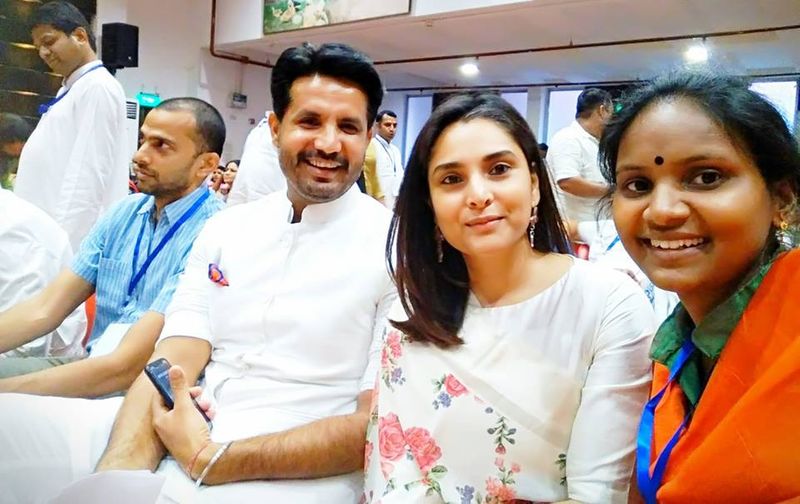 Congress's Ramya, who gave Ambareesh funeral a miss, spotted in Bengaluru