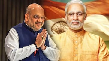 PM modi biopic second poster was released by bjp president amit shah