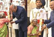 Video Salumarada Thimmakka blesses President Kovind  Padma Shri award