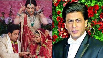 shah rukh khan was insulted by akash ambani in his wedding?