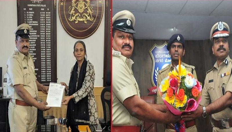 Bangalore City Commissioner, DG-IGP reward Girinagar Inspector, team for their swift action