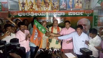 Hassan seat-sharing pact Congress JDS, Arakalgud Manju quits Congress rejoins BJP