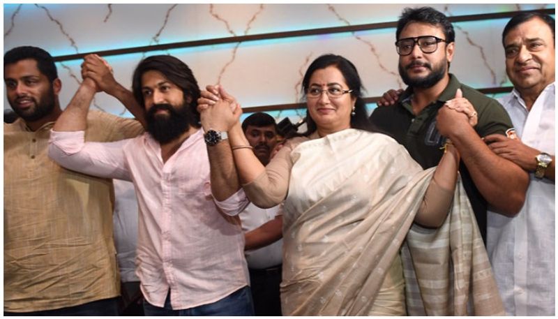 Yash, Darshan in trouble support to Sumalatha Mandya Lok Sabha poll Sudeep