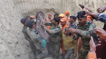 18 month old boy trapped in Haryana borewell rescued after 48 hours