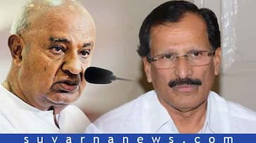 JDS Congress alliance collapses Tumakuru Muddahanumegowda files nomination