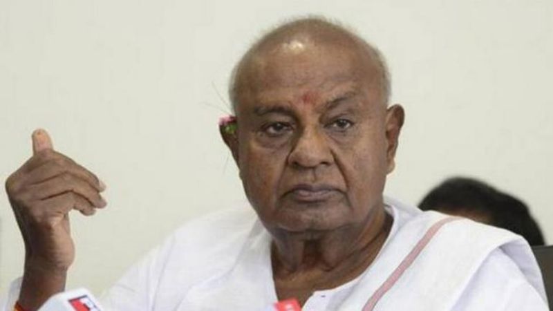 Deve Gowda says mid term polls Karnataka imminent