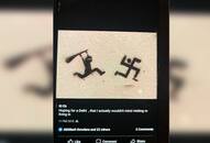 Arvind Kejriwal proves hatred Hindus with photo of broom chasing swastika