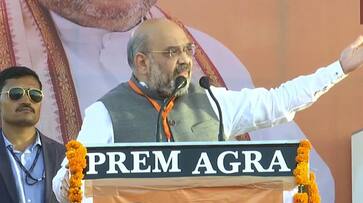 Everyone wants to defeat Modi but no one wants to fight polls says Amit Shah in vijay sankalp sabha