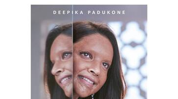 Deepika padukone first look release as acid attack survivor from film 'chhapaak'