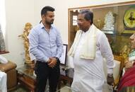 Prajwal Revanna seeks Siddaramaiah's blessings,to take on A Manju in Hassan no fear Lok Sabha election 2019