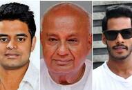 Nikhil Kumaraswamy Prajwal Revanna richer Haradanahalli Doddegowda Deve Gowda