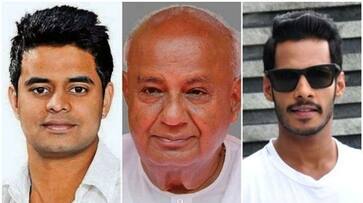 Nikhil Kumaraswamy Prajwal Revanna richer Haradanahalli Doddegowda Deve Gowda