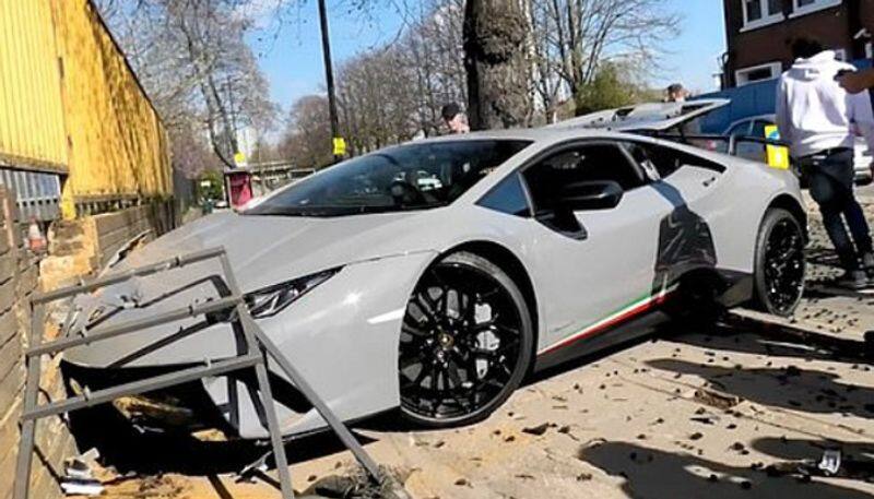 Lamborghini stunt goes wrong, man smashes Rs 2.2 crore car