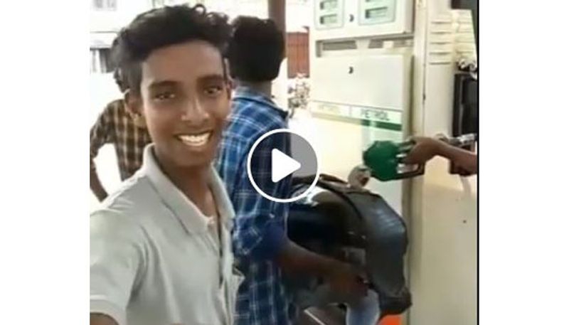 give petrol in petrol tank new challenge for young people is viral