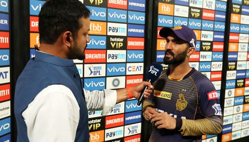 KKR won the match but Dinesh Karthik appreciates Mumbai Star