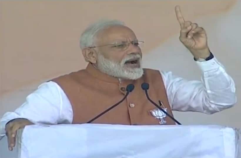 मेरठ से पीएम मोदी ने फूंका 2019 का बिगुल, बोले  राहुल गांधी ने ए सैट को समझ लिया थिएटर का सेट