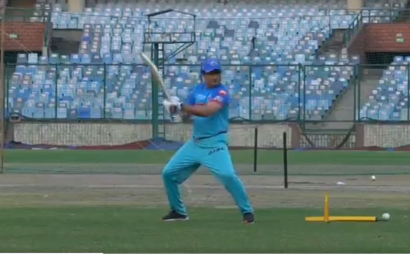 IPL 2019 Sourav ganguly playing his trademark cut shots during Delhi capitals practice