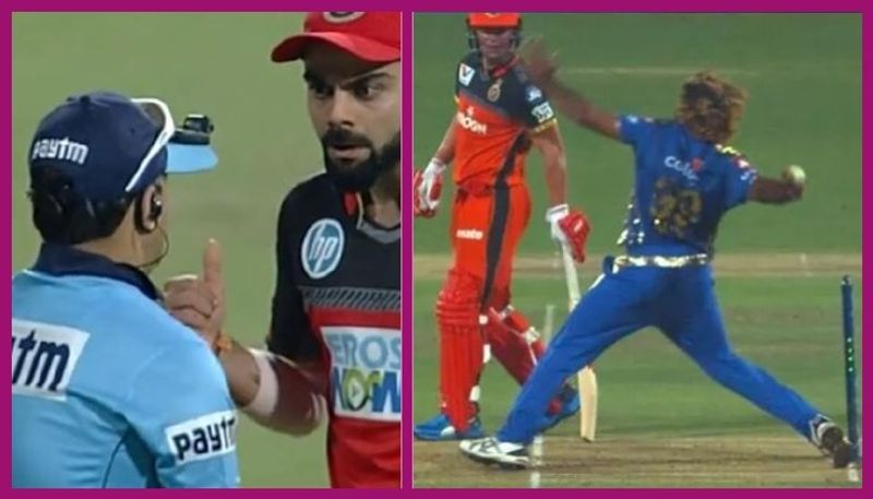 RCB V MI Match last ball issue