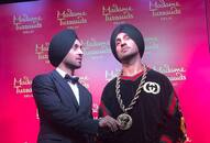 diljit dosanjh wax statue at madame tussaud delhi