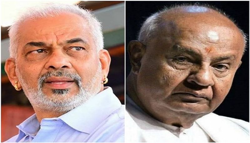 Let HD DeveGowda stand as Hassan Lok Sabha candidate Says MLA A Manju gvd