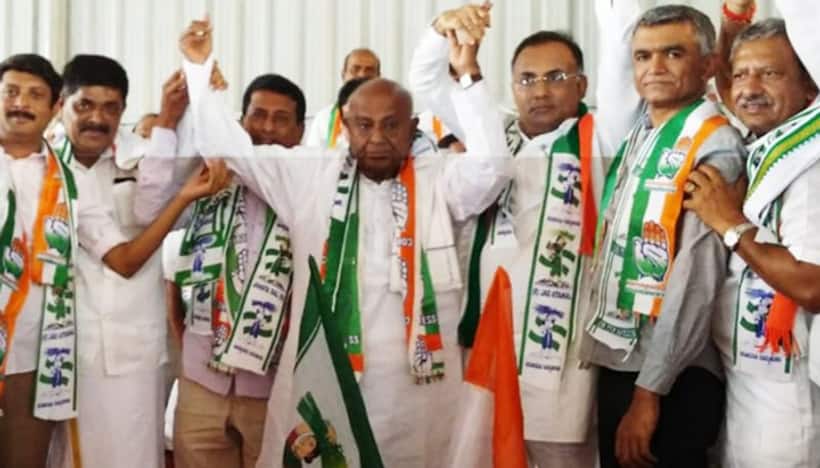 Deve Gowda's delay derails Congress train from Bengaluru North to Parliament