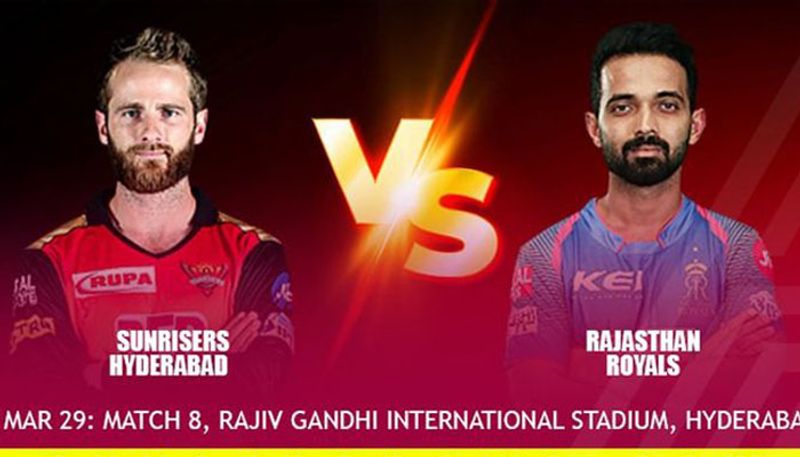 Rajasthan won the toss and Kane Williamson back to Hyderabad squad