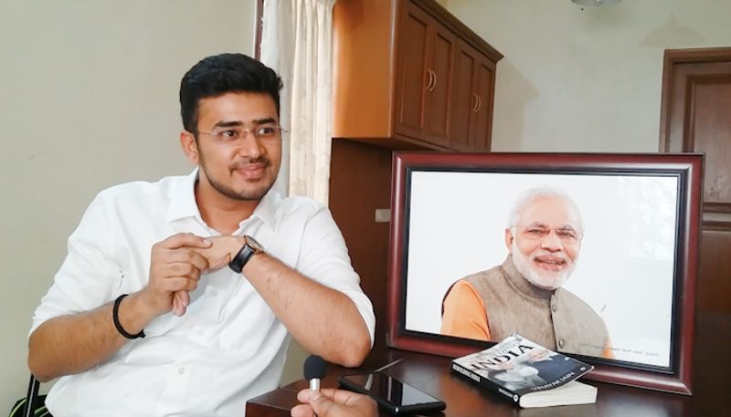 Bengaluru South BJP MP Tejasvi Surya Played Badminton Video goes Viral