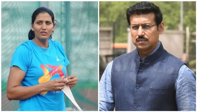 Olympian Krishna Poonia  Jaipur Rural Seat  against  Olympic medallist Rajyavardhan Rathore