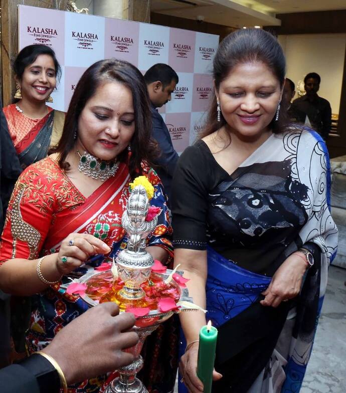 Shikha Goel (IPS) Inaugurates "2nd Anniversary Celebrations at Kalasha Fine Jewels"