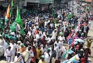 Rahul Gandhi supporters use Pakistan flags cheer him Wayanad