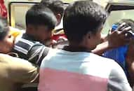 Coimbatore Angry mob thrashes man accused murdering minor girl