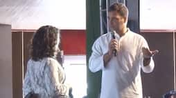 What did Rahul Gandhi say that the crowd started chanting Modi-Modi?